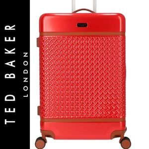 Ted Baker London Bolton 21" Hard Side Expandable Spinner Luggage- Savvy Red
